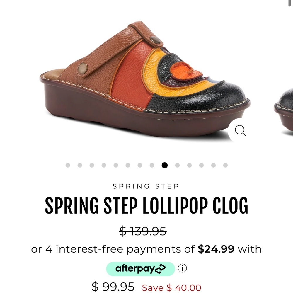 Spring Step Lollipop Clogs